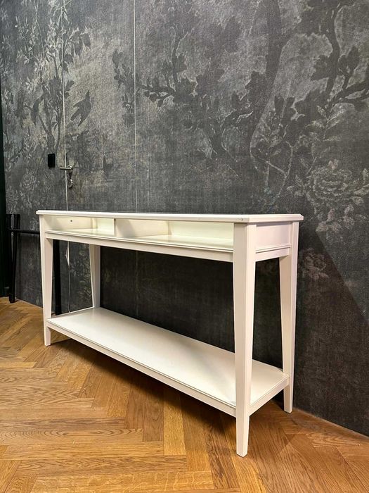 Biała konsola Ikea LIATORP stolik