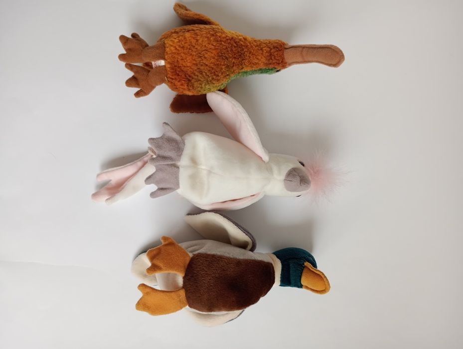 Ty beanie babies Селезень Какаду Киви птицы утка попугай