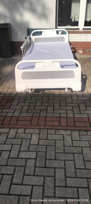 Łóżko medyczne,z pilotem