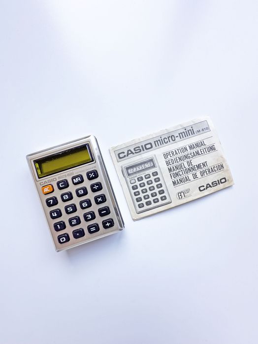 calculadora CASIO micro-mini, vintage