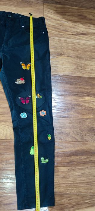 Spodnie jeansowe H&M rozm M wymiary na fotkach