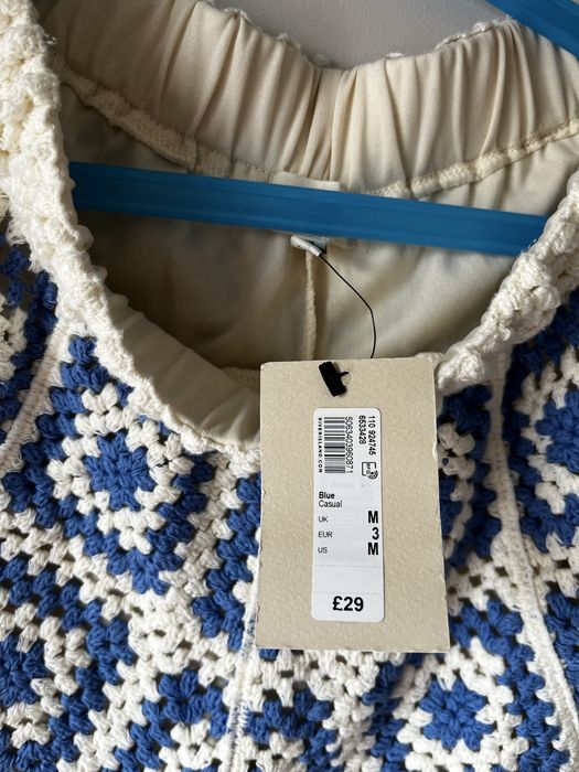 Spodenki dziergane piekna River Island M nowe z metką