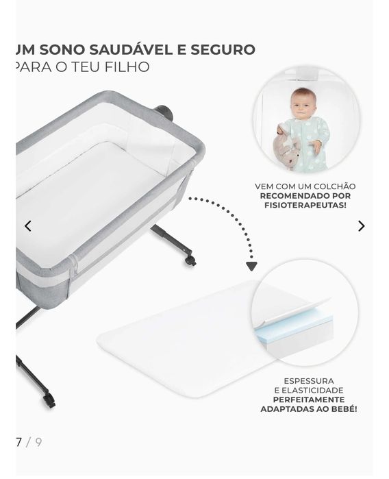 Berço kinderkraft nestee up 2