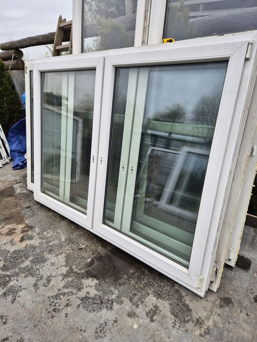 Okna używane białe i w okleinie
