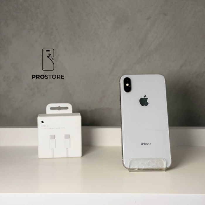 Apple iPhone X 64GB Silver | Face ID | Bateria 89%