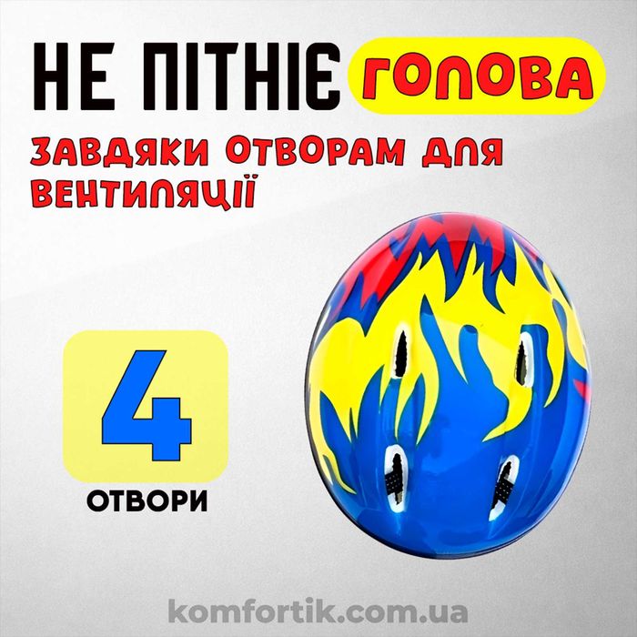 Набір дитячого захисту Дитячі комплекти захисту шолом наколінники налокітники наладонники для дитини 7 в 1 для хлопчика синій