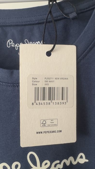T-Shirt damski Pepe Jeans orginalny XXS