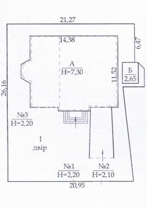 Дом с подвалом на участке 6 соток на  Фонтане