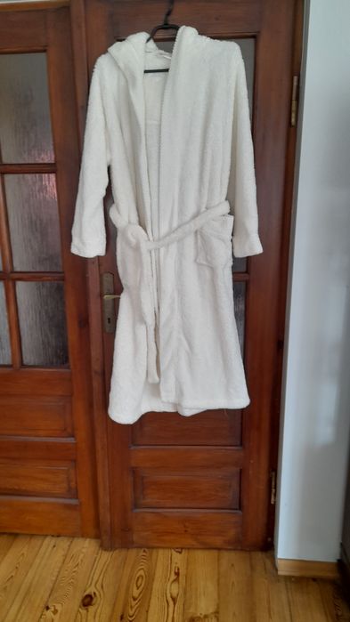 Szlafrok damski kremowy