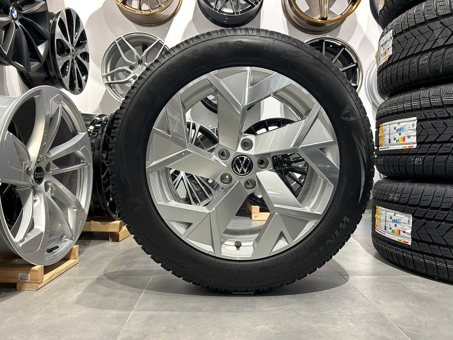 Oryginalne koła zimowe 18 5x112 ET44 Tiguan II III 235/55R18 Firestone