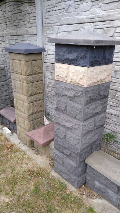 Daszki betonowe na ogrodzenia