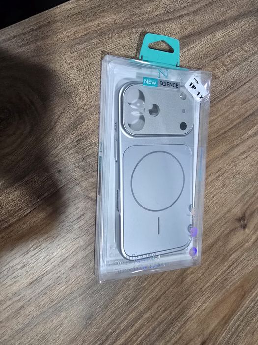 Capa iphone 17 cinza magsafe