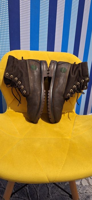 Buty zimowe trapery timberland 43 27,5cm skóra naturalna brązowe