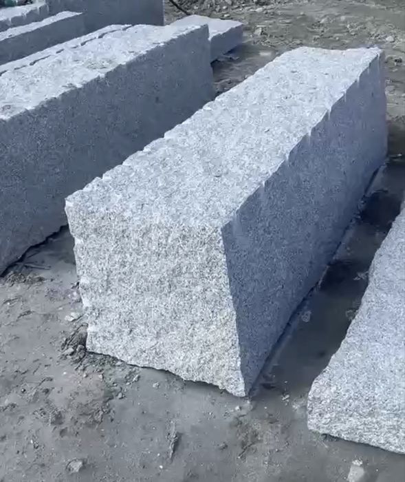 Obrzeża granitowe, kamien murowy, elementy granitowe łupane