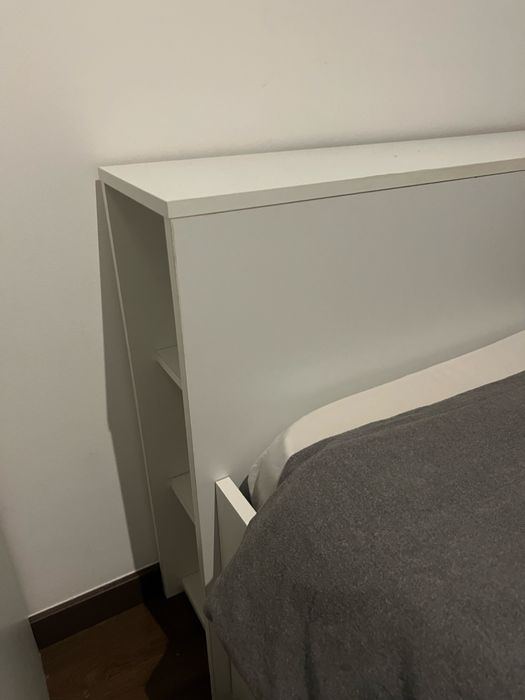 Cama  branca 160/200