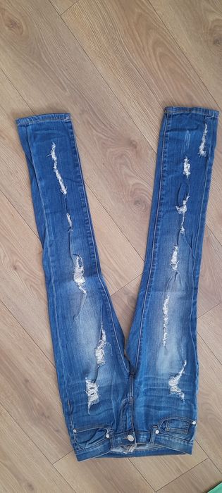 Spodnie jeansowe z dziurami Jacky Luxury S