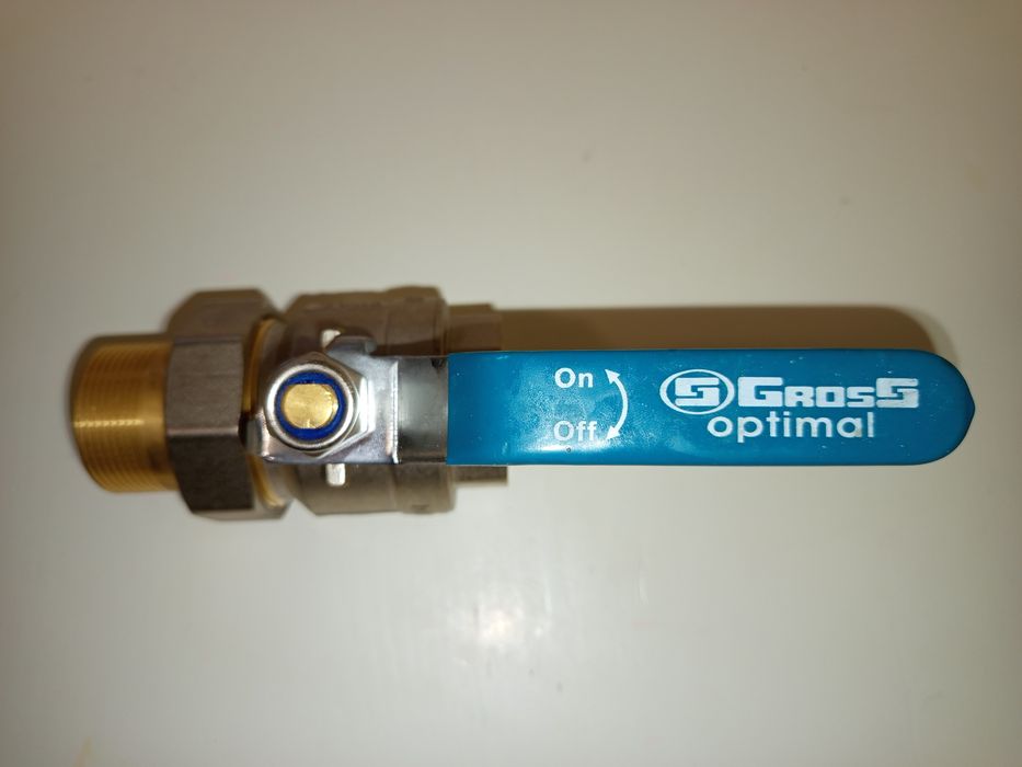 Кран кульовий Gross Optimal DN40 1 1/2" В-З американка для води