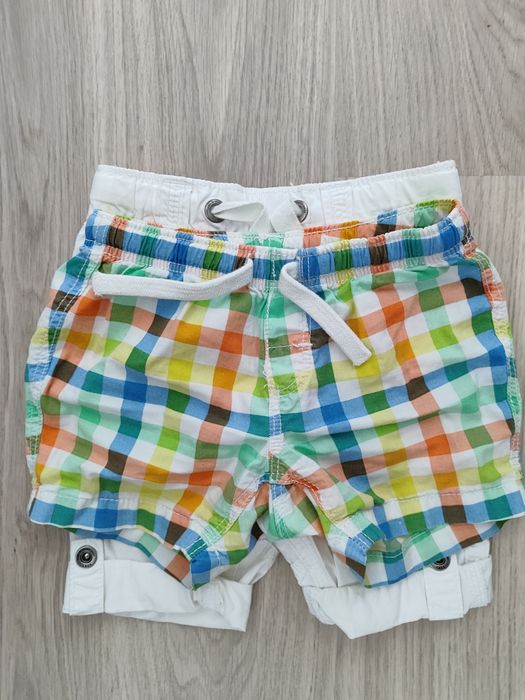Zestaw spodenki szorty H&M F&F 80 cm