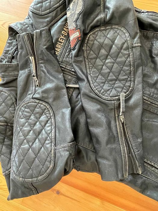 Casaco couro Harley Davidson pele