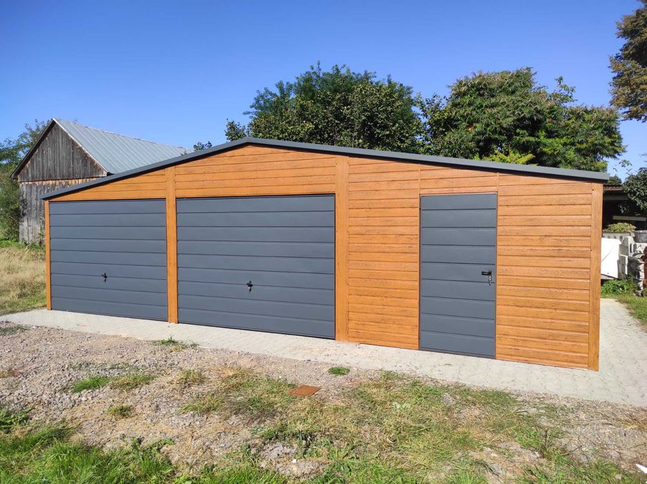 Garaż Blaszany 6x6 6x7 7x7 4x6 garaże na każdy wymiar!