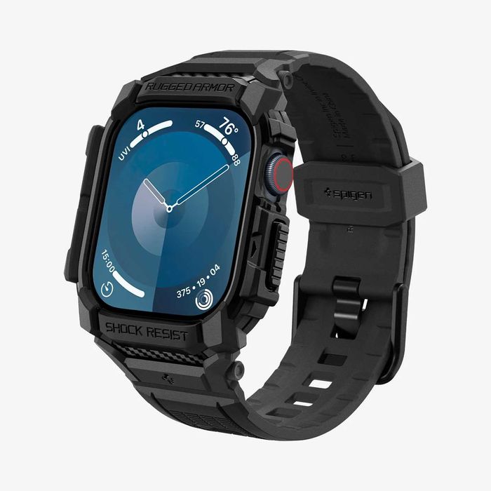 Чехол ремешок Spigen Rugged Armor Pro для Apple Watch 46 Series 11/10