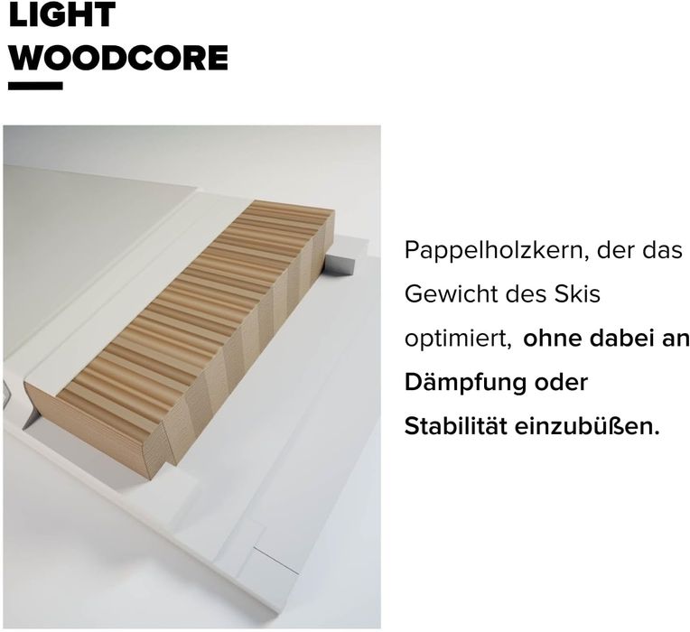 ATOMIC SC REDSTER – szaro-białe narty atomowe 154 cm – lekki sprzęt na