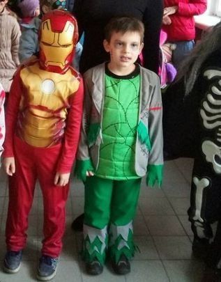 Костюм на ребёнка железный человек
