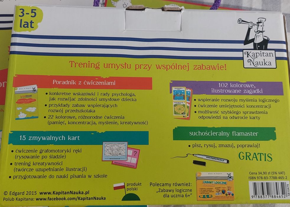 Łamigłówki dla przedszkolaka 3-5 lat