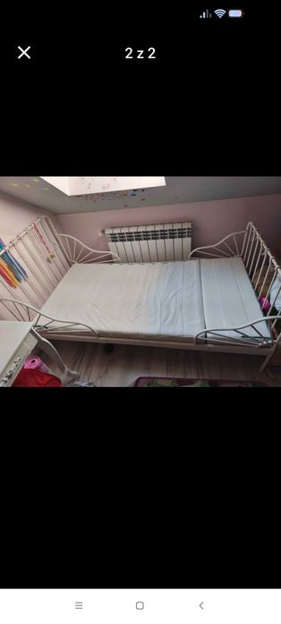 Łóżko Ikea dziecięce rozsuwane