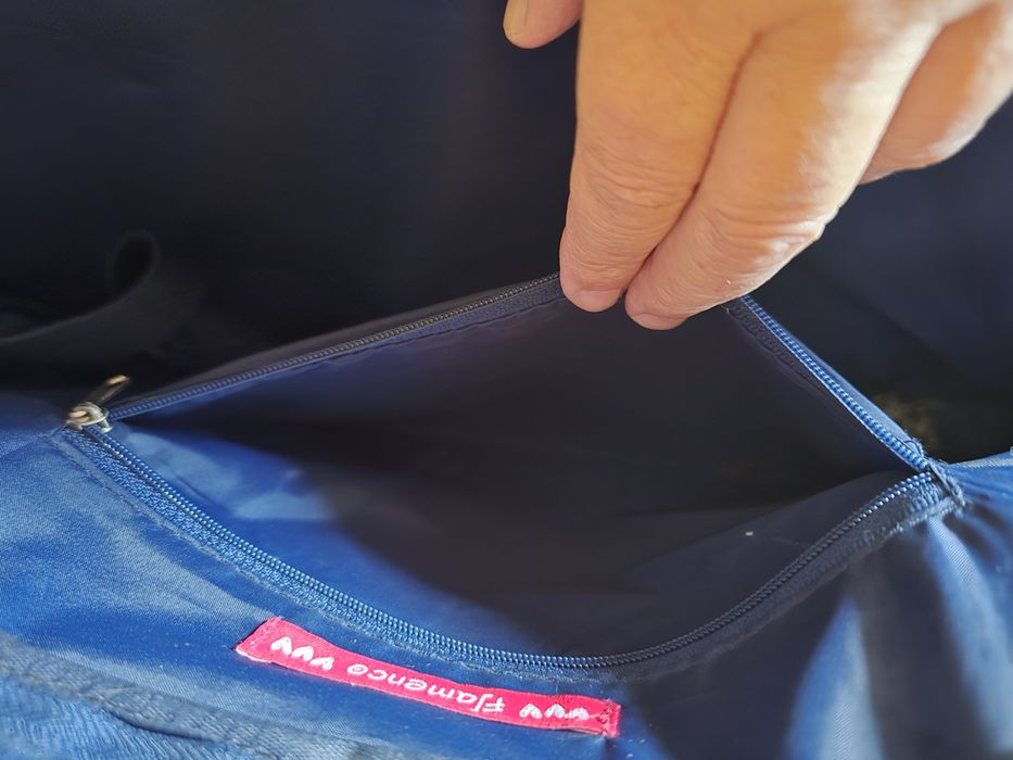 Mala de tecido com alça