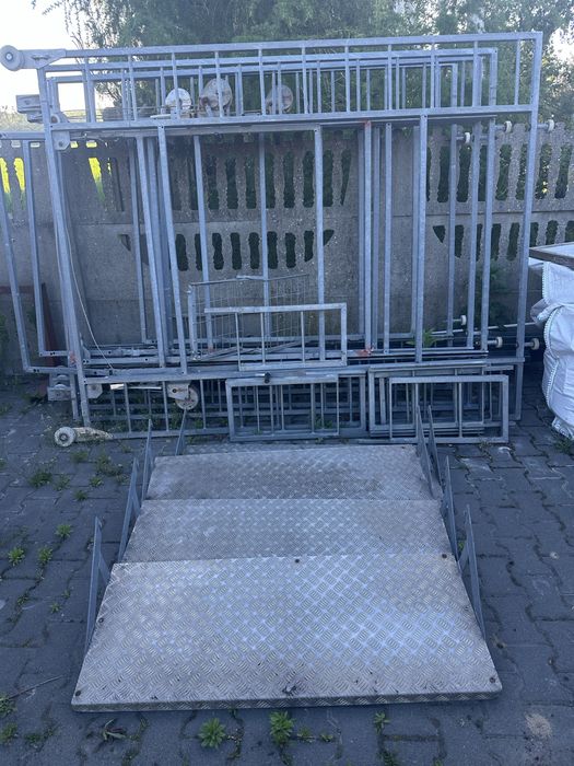 Wózek do zbiru pieczarek