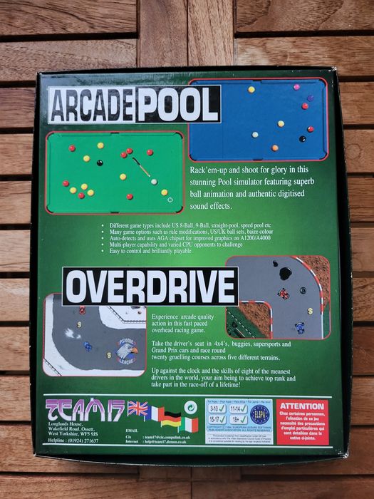 JOGO PC Big Box Overdrive e ARCADE POOL - Completo