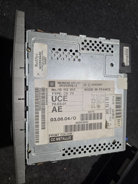Radio CD 70 navi ople vectra   c