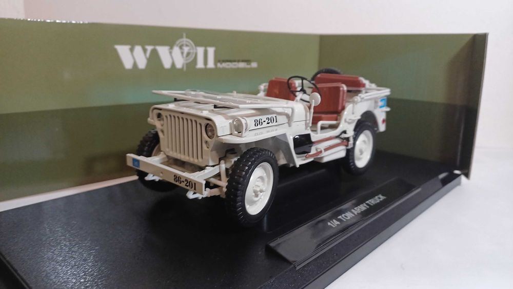 1/18 Willys 1.4 Ton army br - Welly