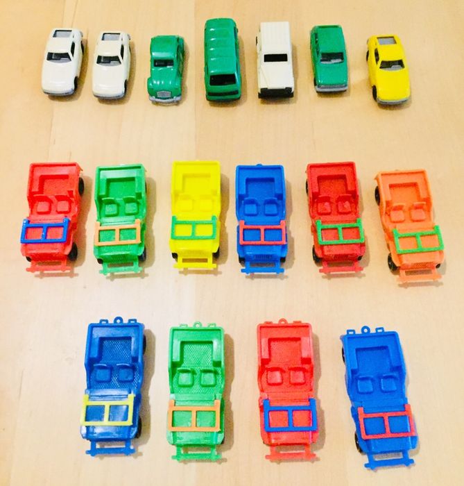 Carrinhos Plástico Anos 70/80 - Lote de 17