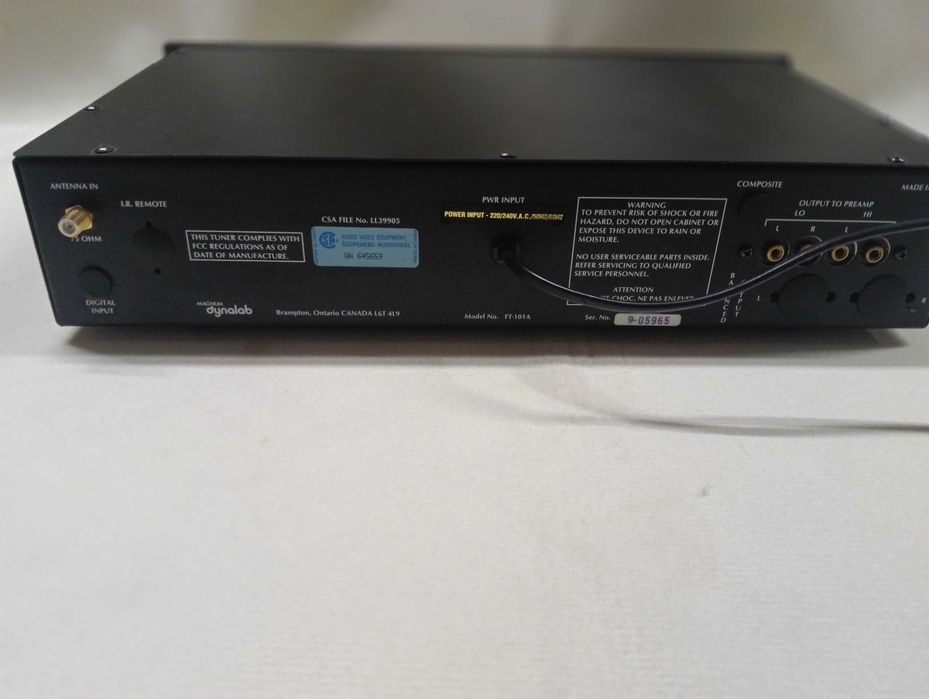 Tuner Magnum Dinalab FT 101 A Analog Tuner