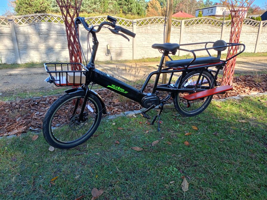 Rower elektryczny  bafang 250W velo6ped cargo transportowy