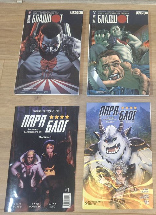Комікси (графічні романи) українською від 50