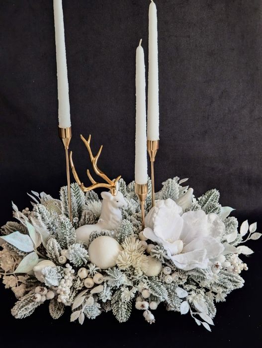 Новорічні композиції до свят (на подарунок) Зимовий новорічний декор