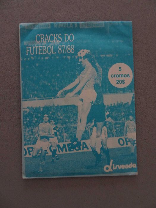 Carteira de cromos fechada de futebol Cracks do Futebol 87/88 Disvenda