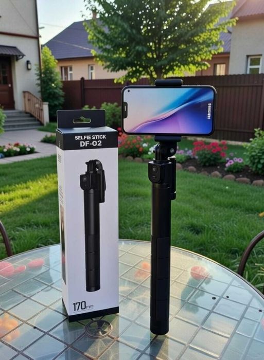 Штатив трипод для телефону з Bluetooth пультом 1,7м