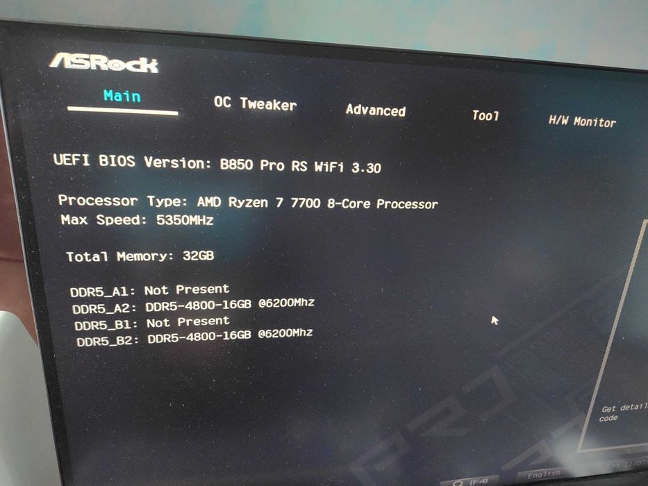 ASRock B850 Pro RS WiFi (Розетка гарантія) Материнська плата AM5