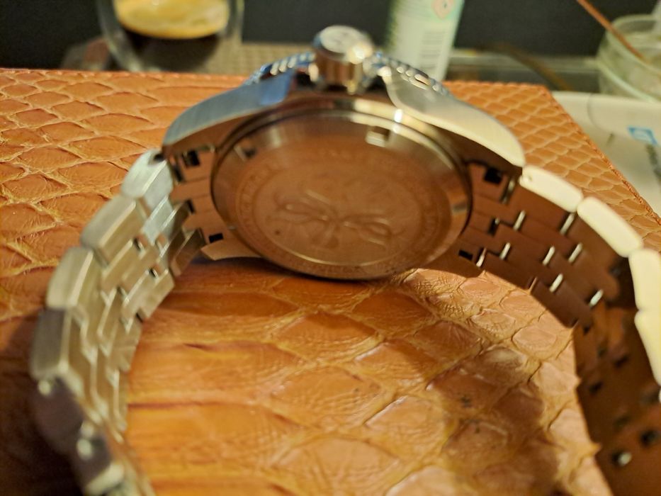 Relógio automático Phoibos Voyager madre pérola c Seiko nh35