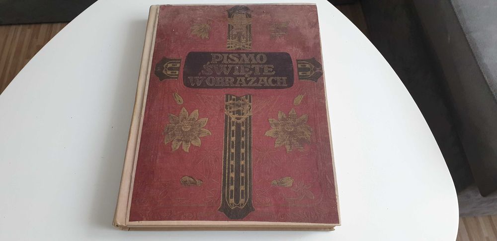 Starocie z Gdyni - Dewocjonalia - Pismo Święte w Obrazach 1930r.