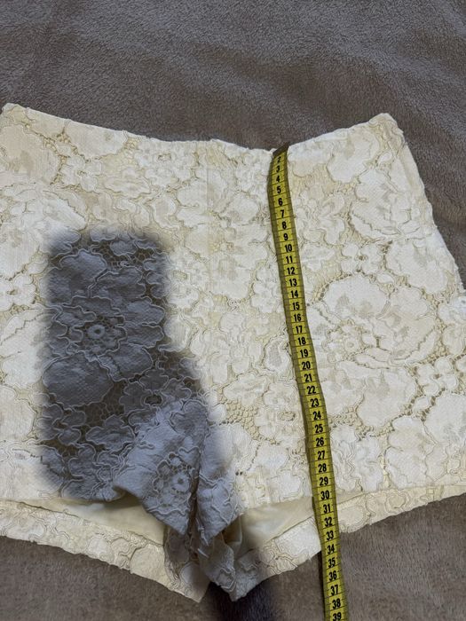 Шорти молочні кружевні Topshop (S\M)