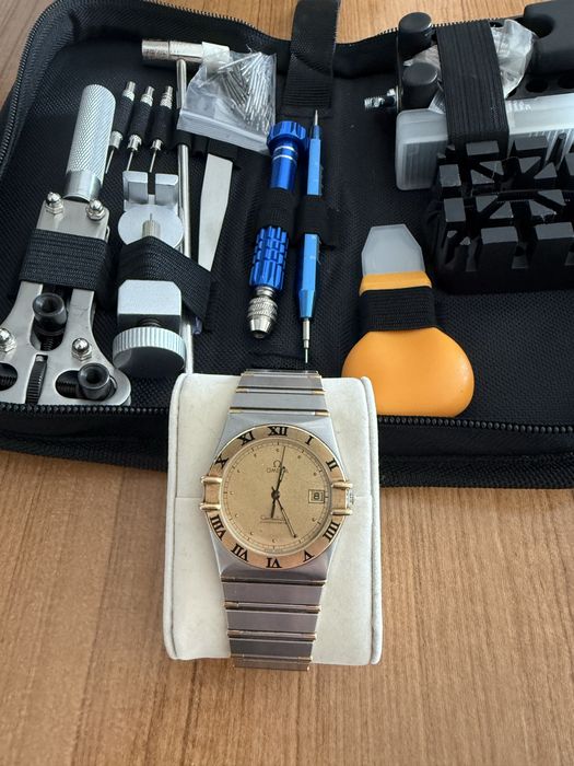 Omega Constellation Steel/Gold Quartz