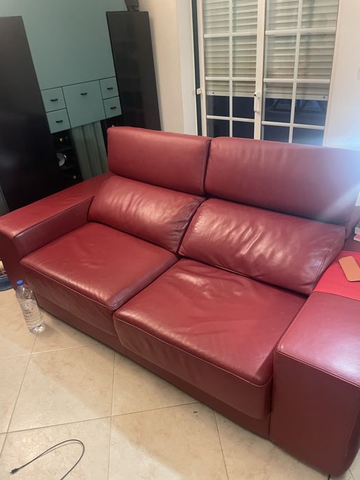 Sofa de couro Octosolido