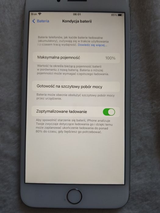 iPhone 7 plus 128 GB  silver