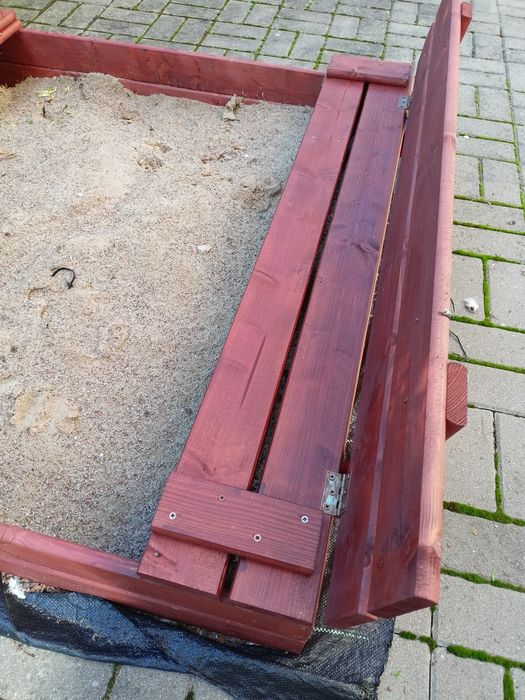Piaskownica drewniana składana