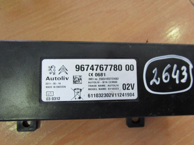 Módulo bluetooth CITROËN C5 III (RD_)